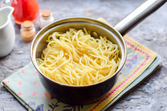 спагетти с сосисками фото 3